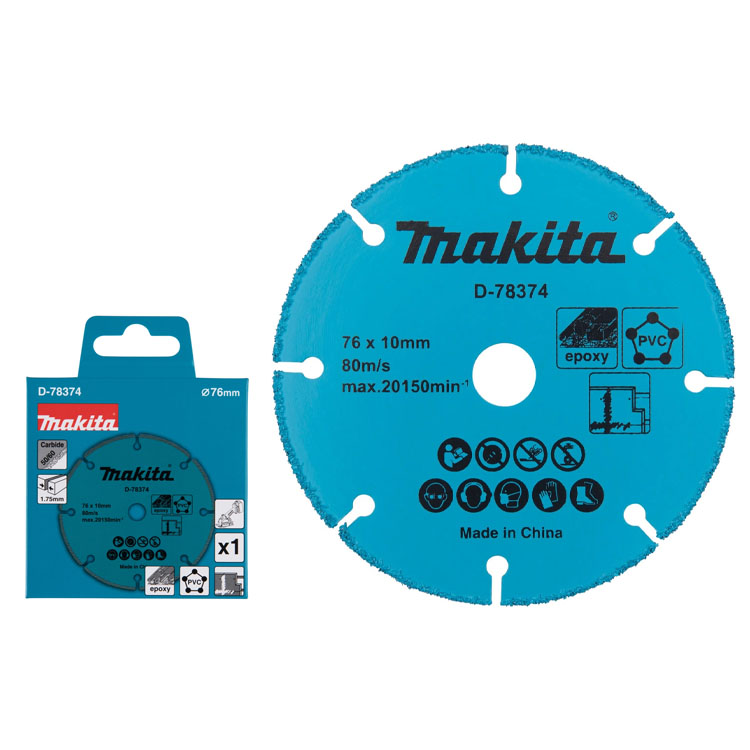 Đĩa cắt đa năng Carbide 76x10mm Makita D-78374