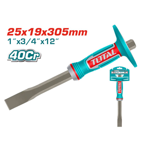 Đục sắt dẹp 19x16x305mm Total THT4532519