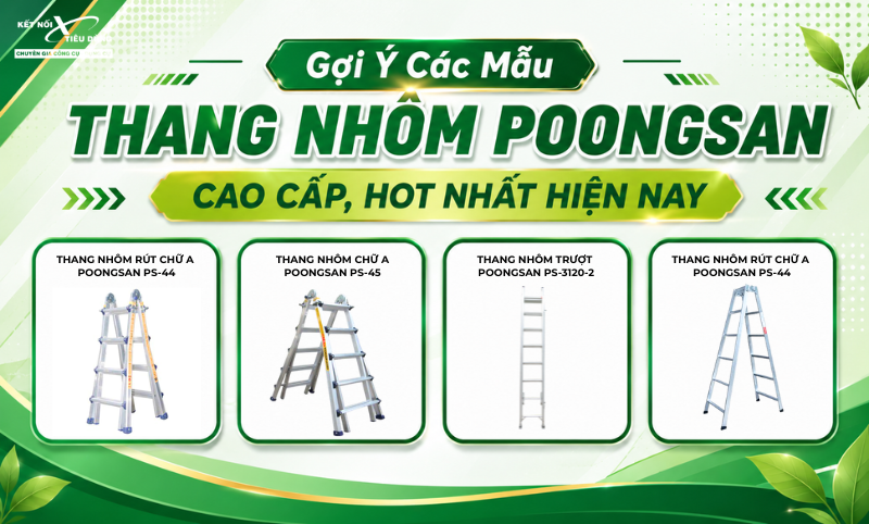 Gợi Ý Các Mẫu Thang Nhôm Poongsan Cao Cấp, Hot Nhất Hiện Nay