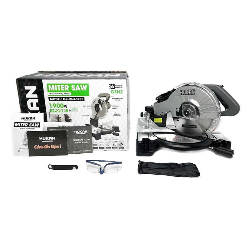 Máy cắt nhôm 1900W Hukan G2-CN45255
