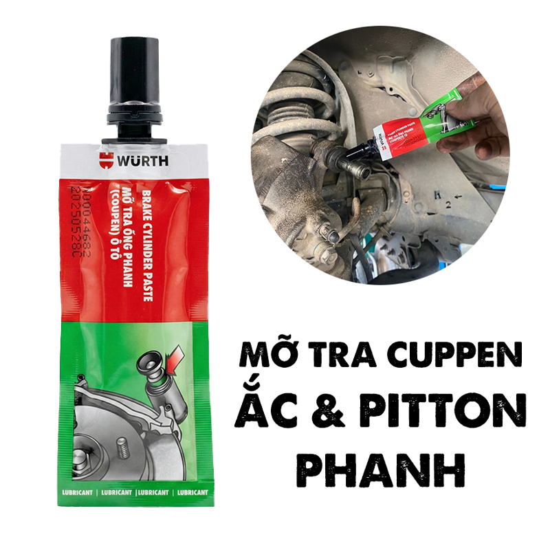 Mỡ tra ống phanh coupen Wurth Brake Cylinder paste 10g