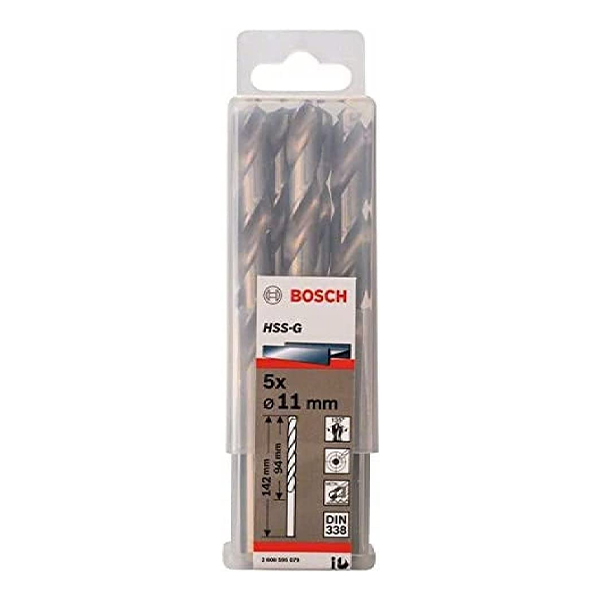 Mũi khoan sắt HSS-G 11.0mm (hộp 5 mũi) 2608595079