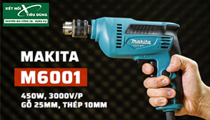 [Review] Bản Nâng Cấp Của M6000 - Makita M6001 | Chỉ 760k, Chất Lượng Cao, Gọn Gàng, Có Điều Tốc, Đổi Chiều