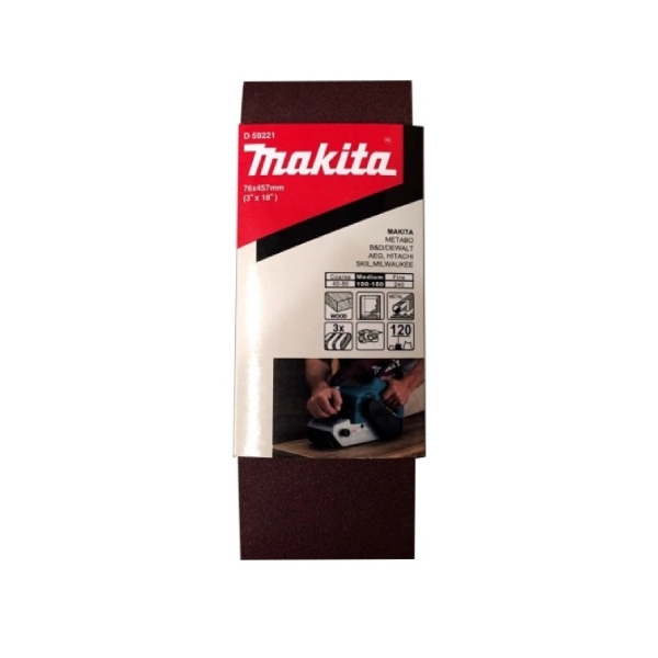 Set 3 nhám bảng cỡ hạt 120 Makita D-59221