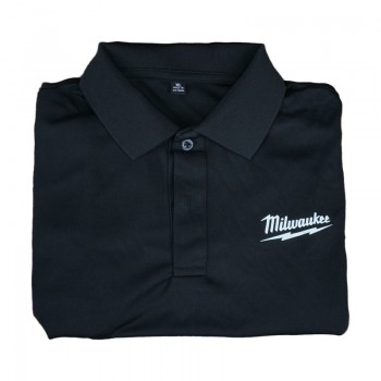 Áo Polo đen size 3XL- Milwaukee
