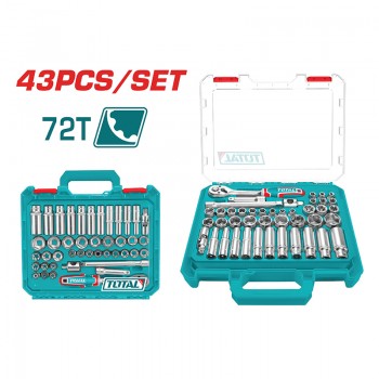 Bộ 43 Đầu Tuýp Và Cần Siết 3/8" Total THT381436