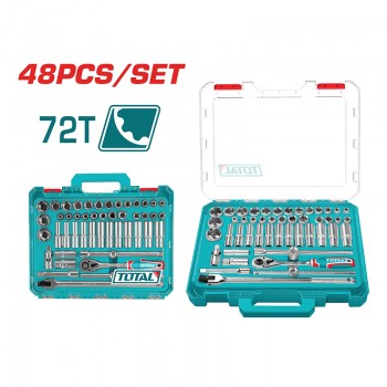 Bộ 48 Đầu Tuýp Và Cần Siết 1/2" Total THT121486