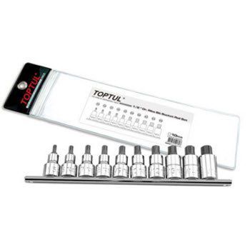 Bộ đầu vít  1/2" 10 món M5-M16 Toptul GAAG1002