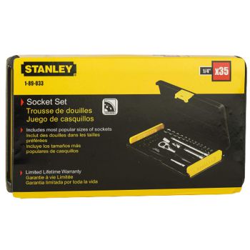 Bộ tuýp 1/4" 35 chi tiết Stanley 89-033-1