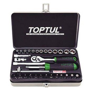Bộ tuýp bông loại bóng 1/4" 32 món Toptul GCAD3201