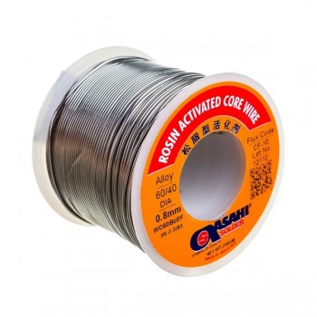 Chì hàn 0.8mm Asahi Sn60Pb40 CF-10 (Cuộn 250g)