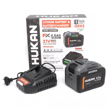 Combo 1 pin 4.5Ah và 1 sạc phổ thông Hukan CB-FX4500