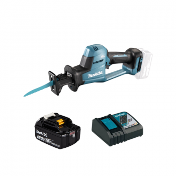 Combo Makita 12 - Máy Cưa Kiếm Dùng Pin DJR189 + Pin 3.0Ah + Đế Sạc Nhanh