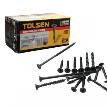 Hộp 500 vít đen đầu bằng 3.5x45mm Tolsen 54055