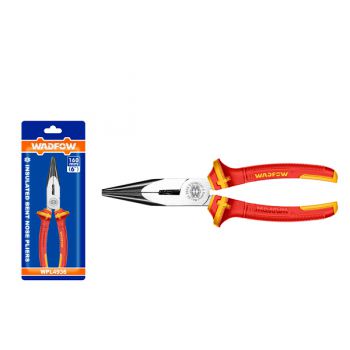 Kềm mũi cong cách điện 6" Wadfow WPL4936