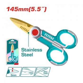 Kéo thợ điện 145mm Total THT1155871