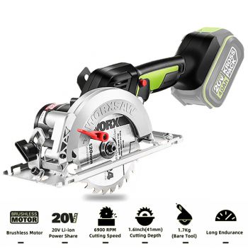 Máy cưa đĩa dùng pin 20V Worx WU533.9 (Chưa Pin & Sạc)