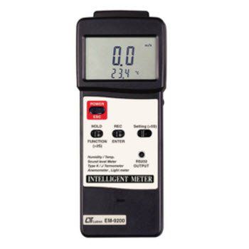Máy đo tốc độ/lưu lượng gió Lutron EM-9200