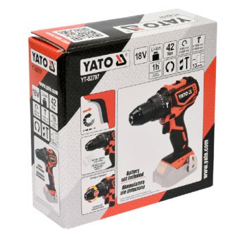 Máy khoan Pin 18V Yato YT-82797 (Chưa Pin & Sạc)
