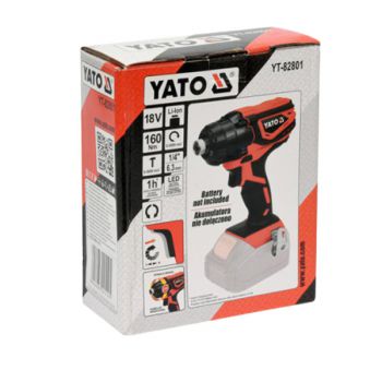 Máy vặn vít dùng pin 18V Yato YT-82801 (Không Pin & Sạc)
