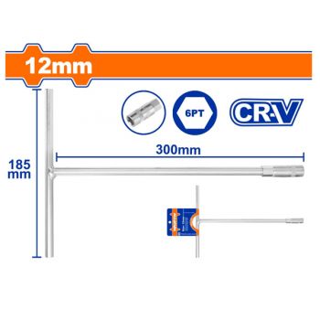 Tay vặn chữ T đầu lục giác WadFow WTH1112 12mm