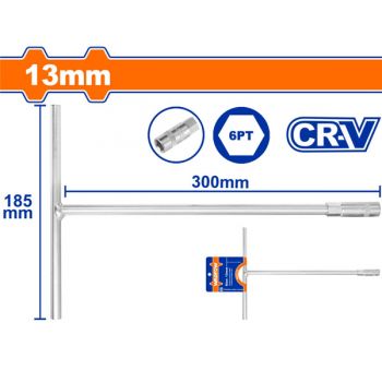 Tay vặn chữ T đầu lục giác WadFow WTH1113 13mm