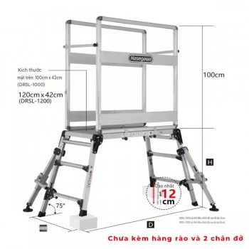 Thang nhôm bàn Hasegawa DRSL-1000