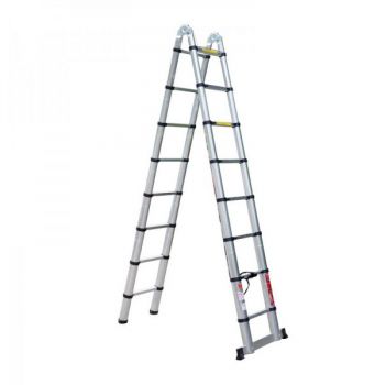 Thang nhôm rút gọn (chữ A) Fujihome TLA08