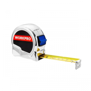 Thước cuộn mạ crom 8Mx25mm Workpro WP261012