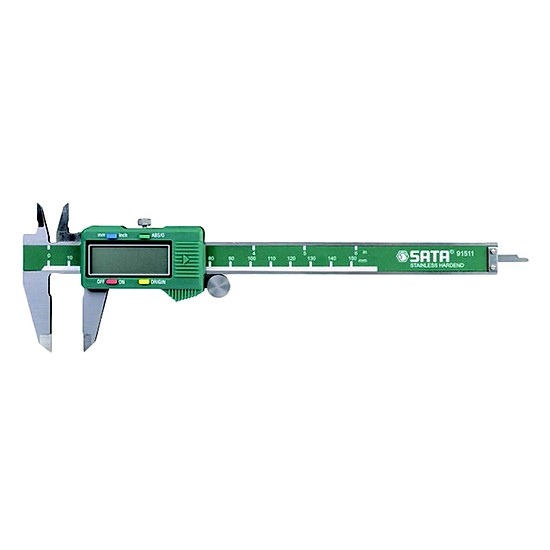 Thước căp điện tử đo đường kính 0 - 200mm Sata 91512