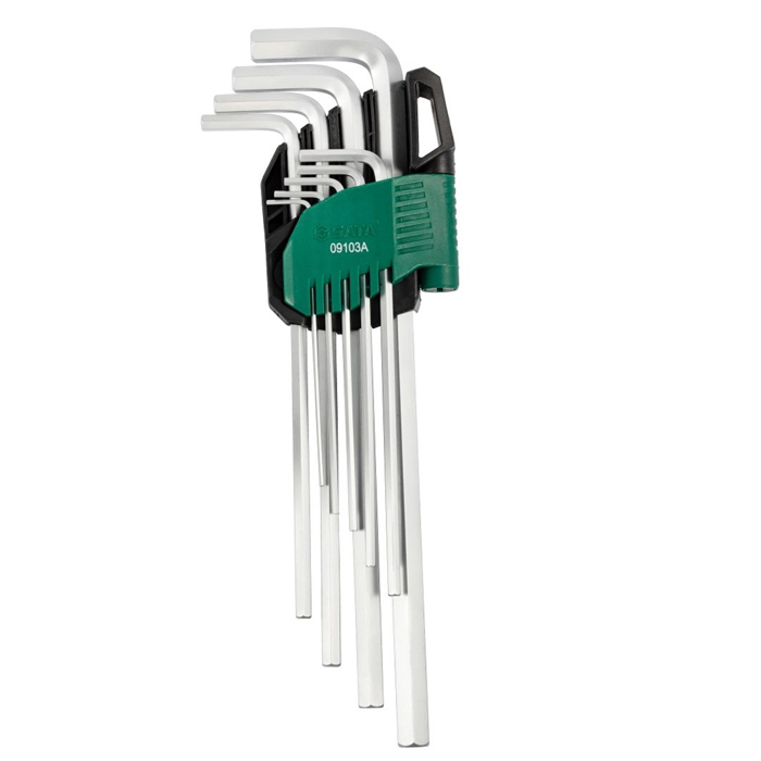 Bộ lục giác loại dài 9 chi tiết Sata 09103A