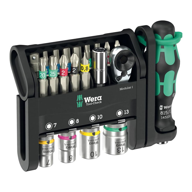 Bộ Tool Check Modular 1 gồm 21 chi tiết Wera 05049000001
