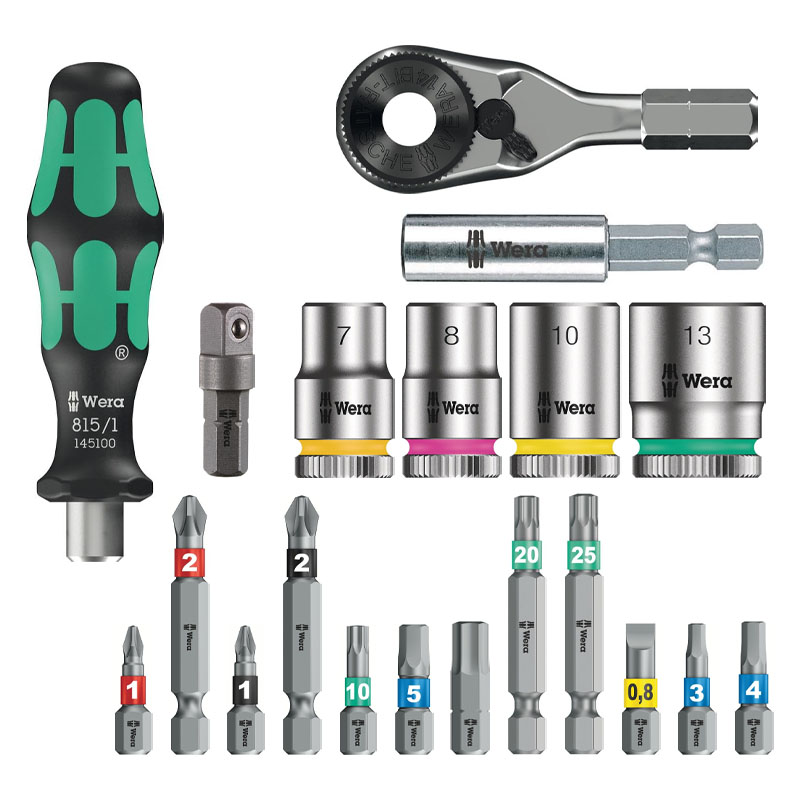 Bộ Tool Check Modular 1 gồm 21 chi tiết Wera 05049000001