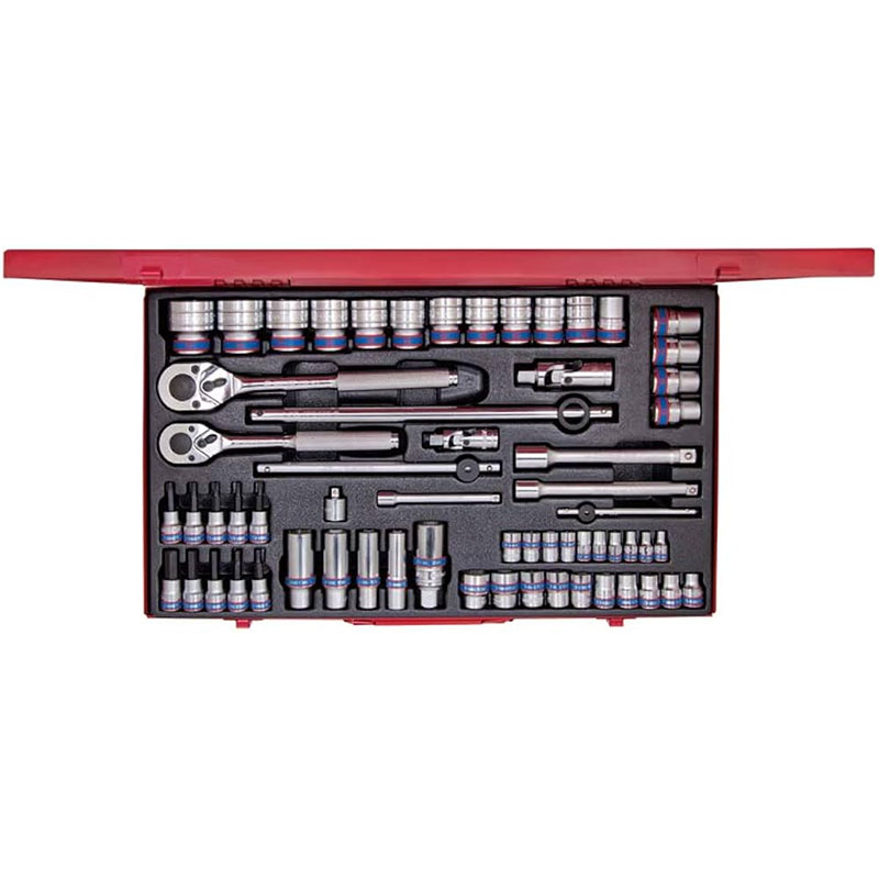 Bộ tuýp 62 chi tiết hệ mét Kingtony 9563MR