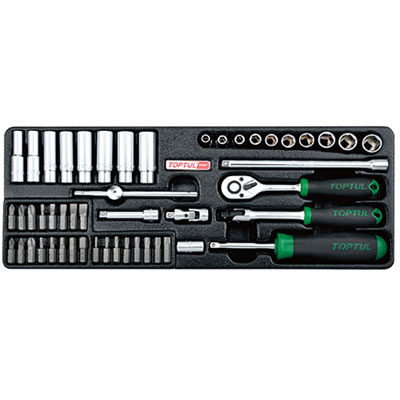 Bộ tuýp bông 50 chi tiết Toptul GCAT5002 1/4"