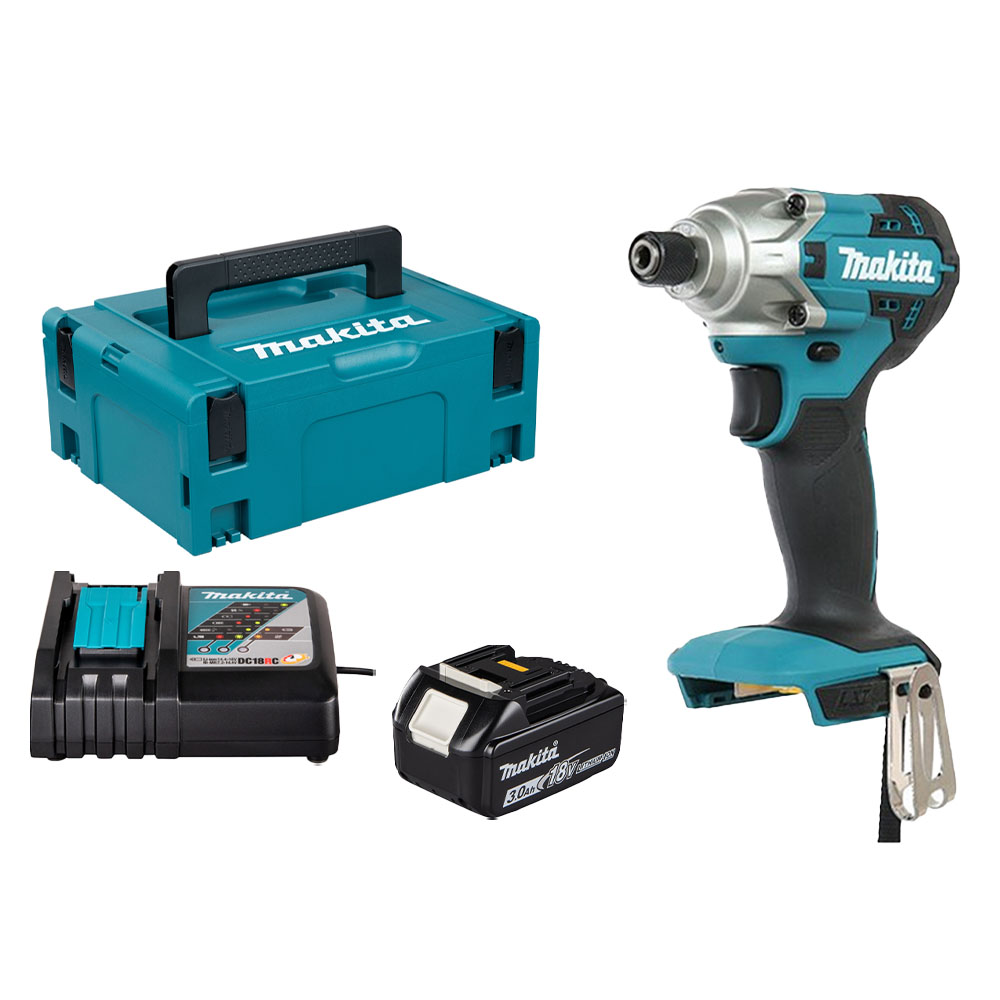 Combo Makita 01 - Máy Bắt Vít Dùng Pin DTD156 + Pin 3.0Ah + Đế Sạc Nhanh