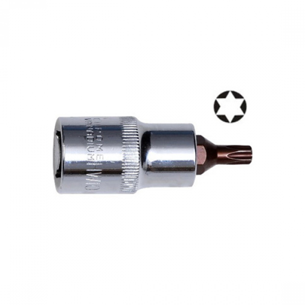 Đầu tuýp gắn mũi bông 6 cạnh T27 x 55mm Asaki AK-7303