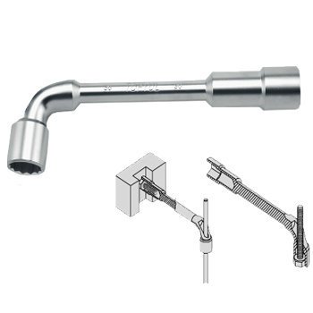 Điếu chữ L 1 đầu bông 1 đầu lục giác 21mm Toptul AEAE2121