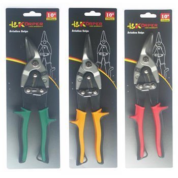 Kéo cắt tôn mũi thẳng 10" Korper KP-15619-02-250