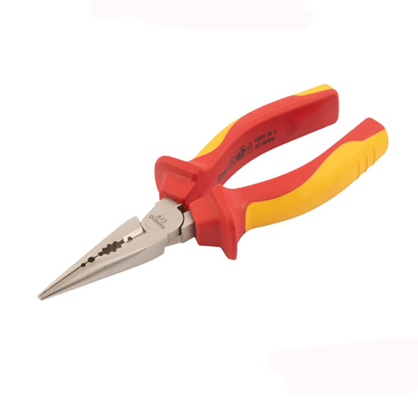 Kìm nhọn cách điện 1000V VDE bằng thép Cr-V 200mm Kendo 11032