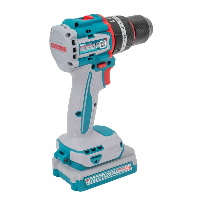 Máy khoan động lực dùng pin 20V Total TIDLI20558  (2 Pin 2.0Ah, 1 Sạc)