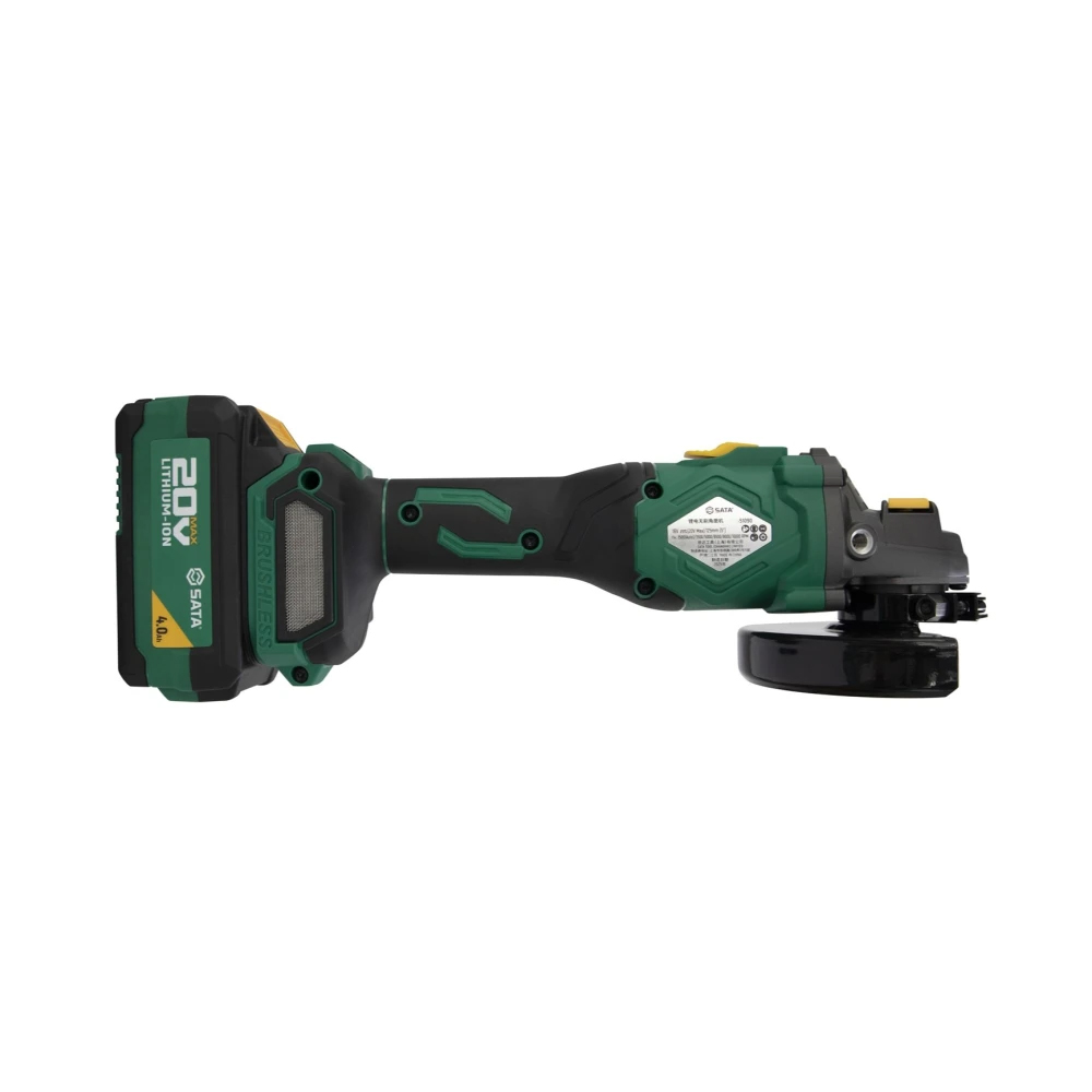 Máy mài góc 100mm dùng pin 20V Sata 151091U (2 Pin 4.0Ah, 1 Sạc)