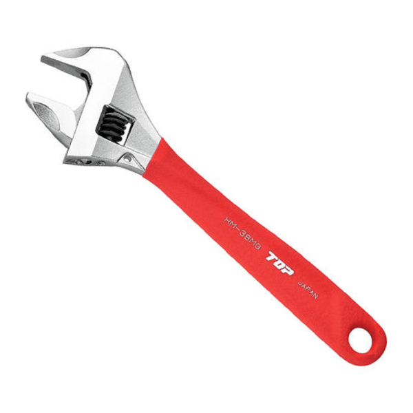 Mỏ lết thường miệng rộng tay cầm đỏ TOP Japan HM-25MGR