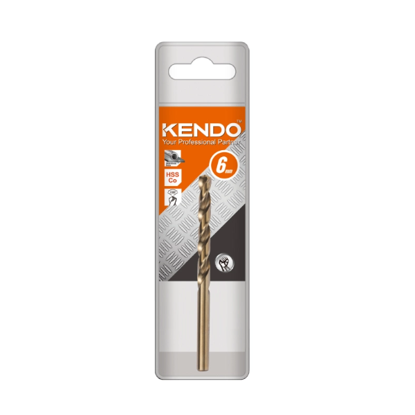 Mũi khoan inox HSS-Co 3.0x61mm (túi 2 mũi) Kendo 10303005