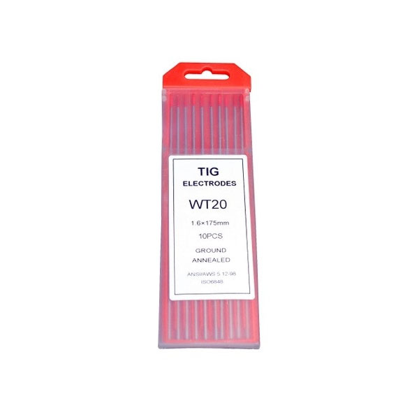 Que volfram đỏ WT20 1.6mmx150mm Redhino