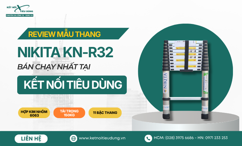Review Mẫu Thang Nikita KN-R32 Bán Chạy Nhất Tại Kết Nối Tiêu Dùng