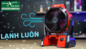 [Review] Quạt "Khủng" Milwaukee M18 AF-0 Dành Cho Fan Cứng, Pin 18V, Gió Mạnh, Không Chổi Than