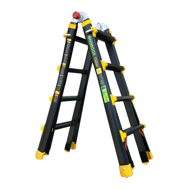 Thang nhôm rút chữ A đa năng Boodoor MS20 (Khóa 3 ngàm)