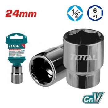 24mm Đầu tuýp 6 góc 1/2" Total THTST12241
