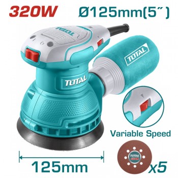320W Máy chà nhám tròn Total TF2131256